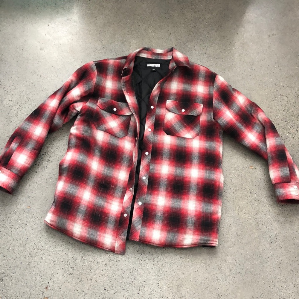 Aggressor Flannel Button up Jacket